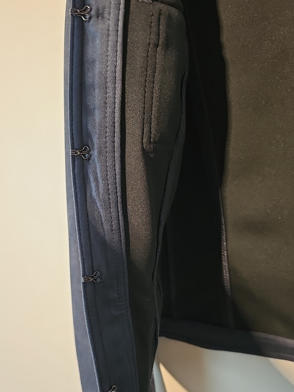 Dark Navy Suede Stud-Trim Jacket & Skirt Size 0 - Picture 11 of 12